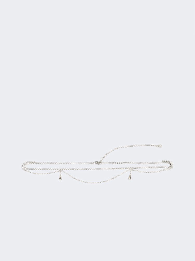 Ceinture bijou en strass - ARGENT - Max Mara