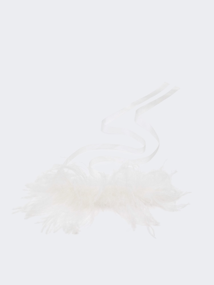 Ceinture en gros-grain - BLANC - Max Mara