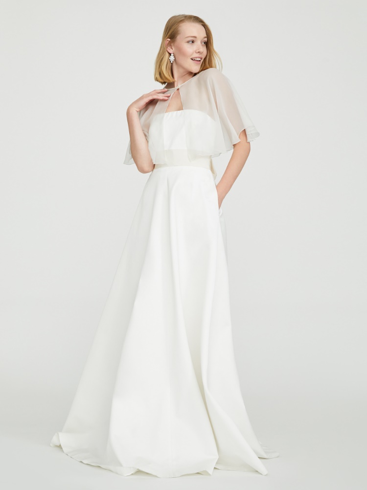 Boléro en soie - BLANC - Max Mara