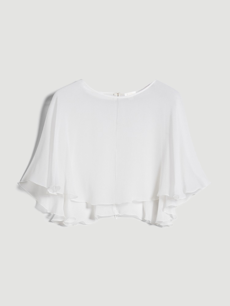 Boléro en soie - BLANC - Max Mara