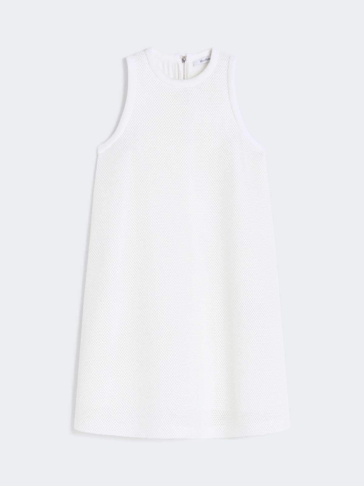 Flared technical mesh dress - WHITE - Max Mara - 8