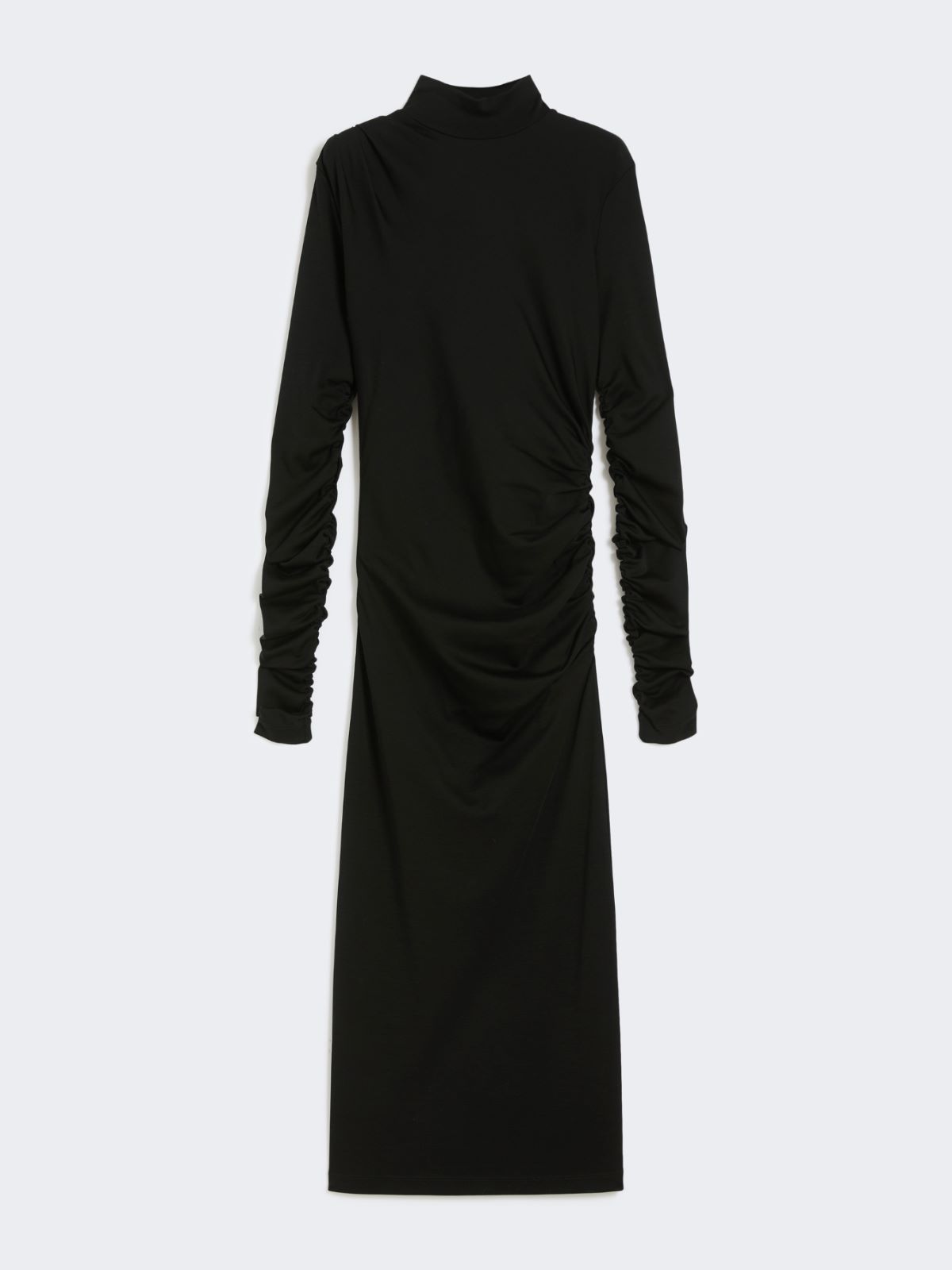 Kleid aus Wolljersey - SCHWARZ - Max Mara - 8