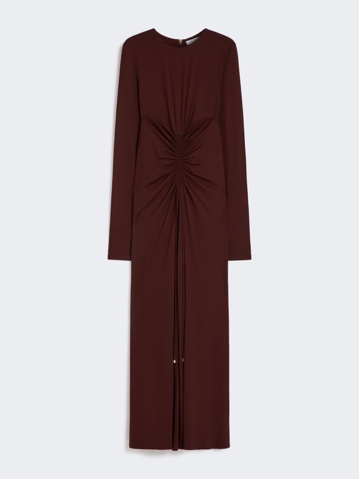 Stretch jersey long dress - CHERRY - Max Mara - 9