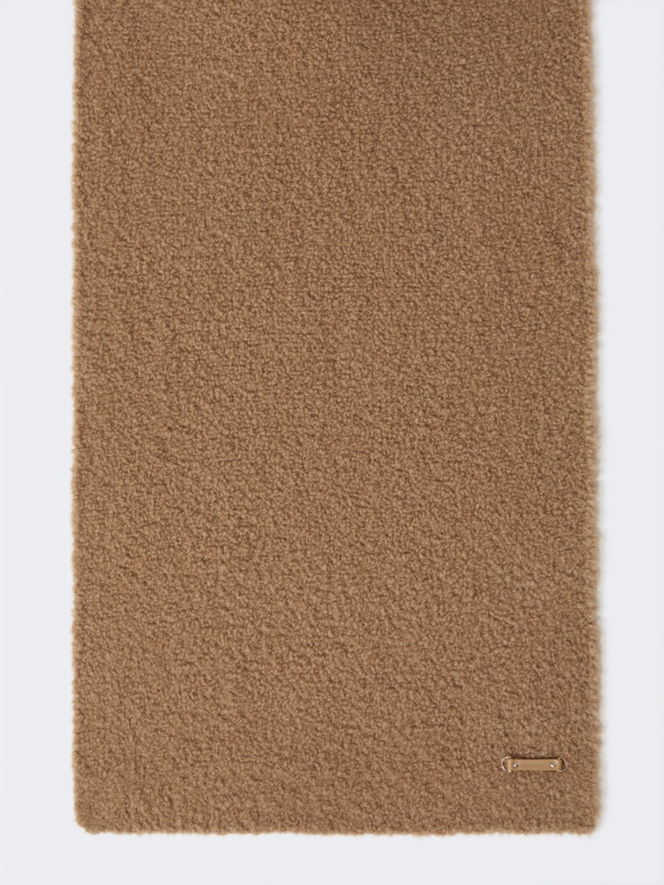 Écharpe en chameau et soie bouclette - POIL DE CHAMEAU - Max Mara