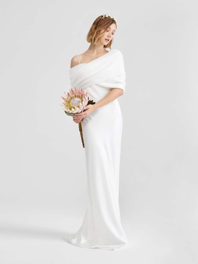 Stola in angora - BIANCO - Max Mara