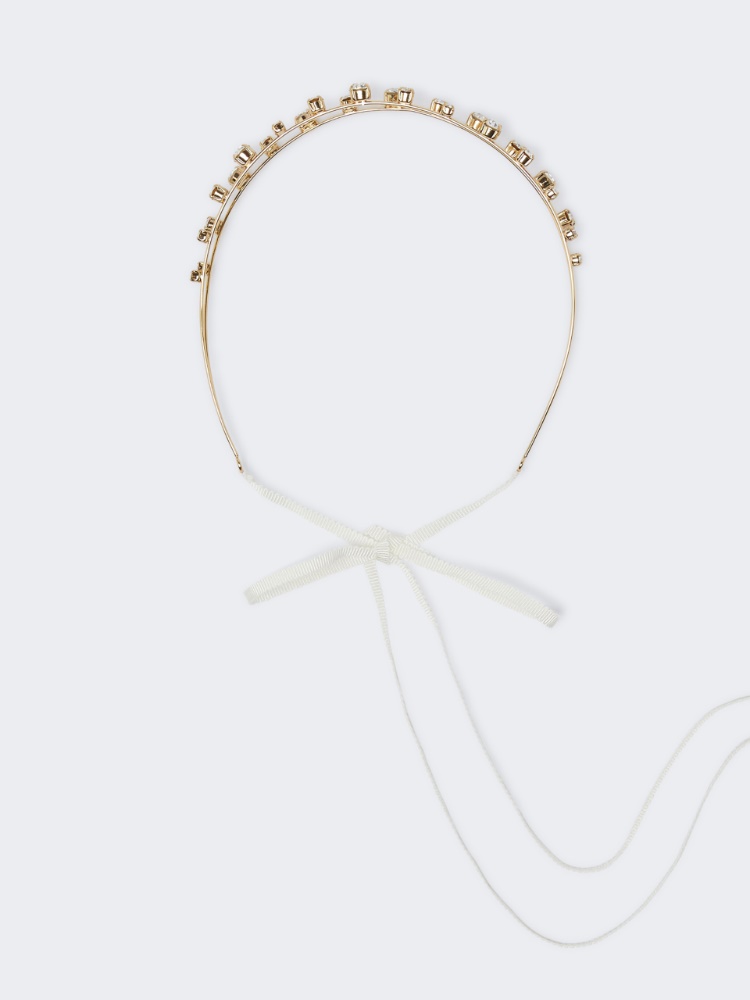 Serre-tête avec strass - OR - Max Mara