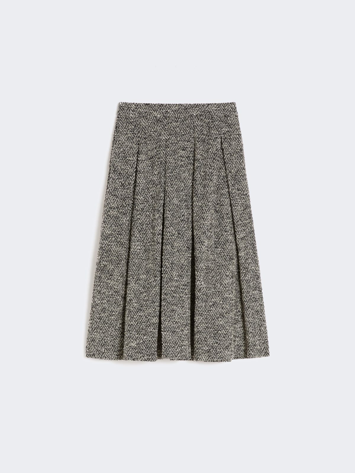 [ガッロ] コットン ウール ブークレ ジャージー スカート - BLACK - Max Mara - 5