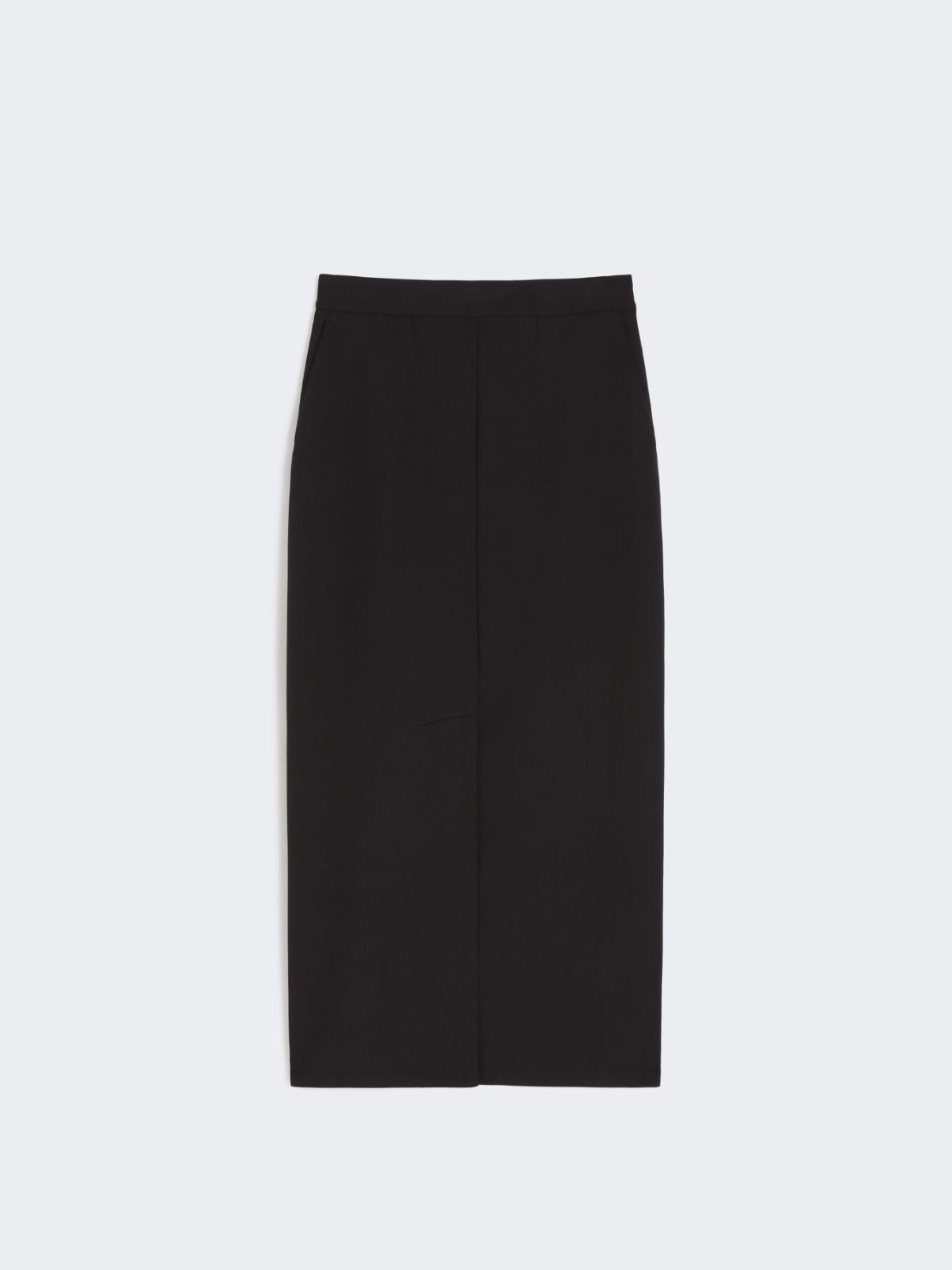 Technical jersey pencil skirt - BLACK - Max Mara - 8