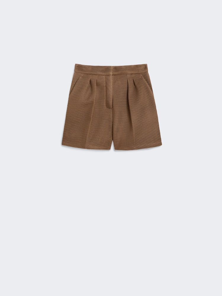 関税込◆MAX MARA◆AVENA テクニカル メッシュ ショートパンツ Technical mesh shorts, hazelnut brown |