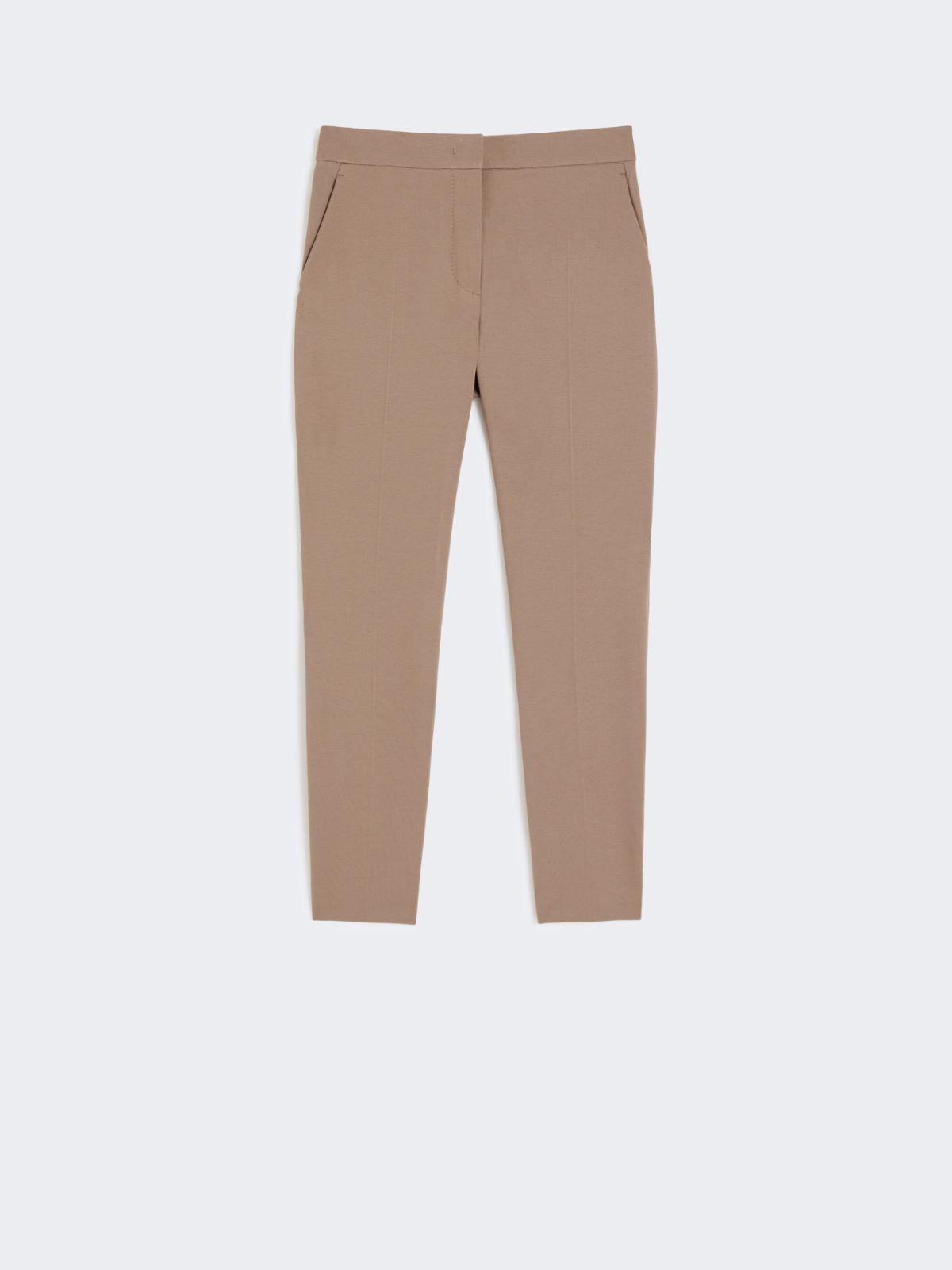 Viscose jersey trousers - HAZELNUT BROWN - Max Mara - 8