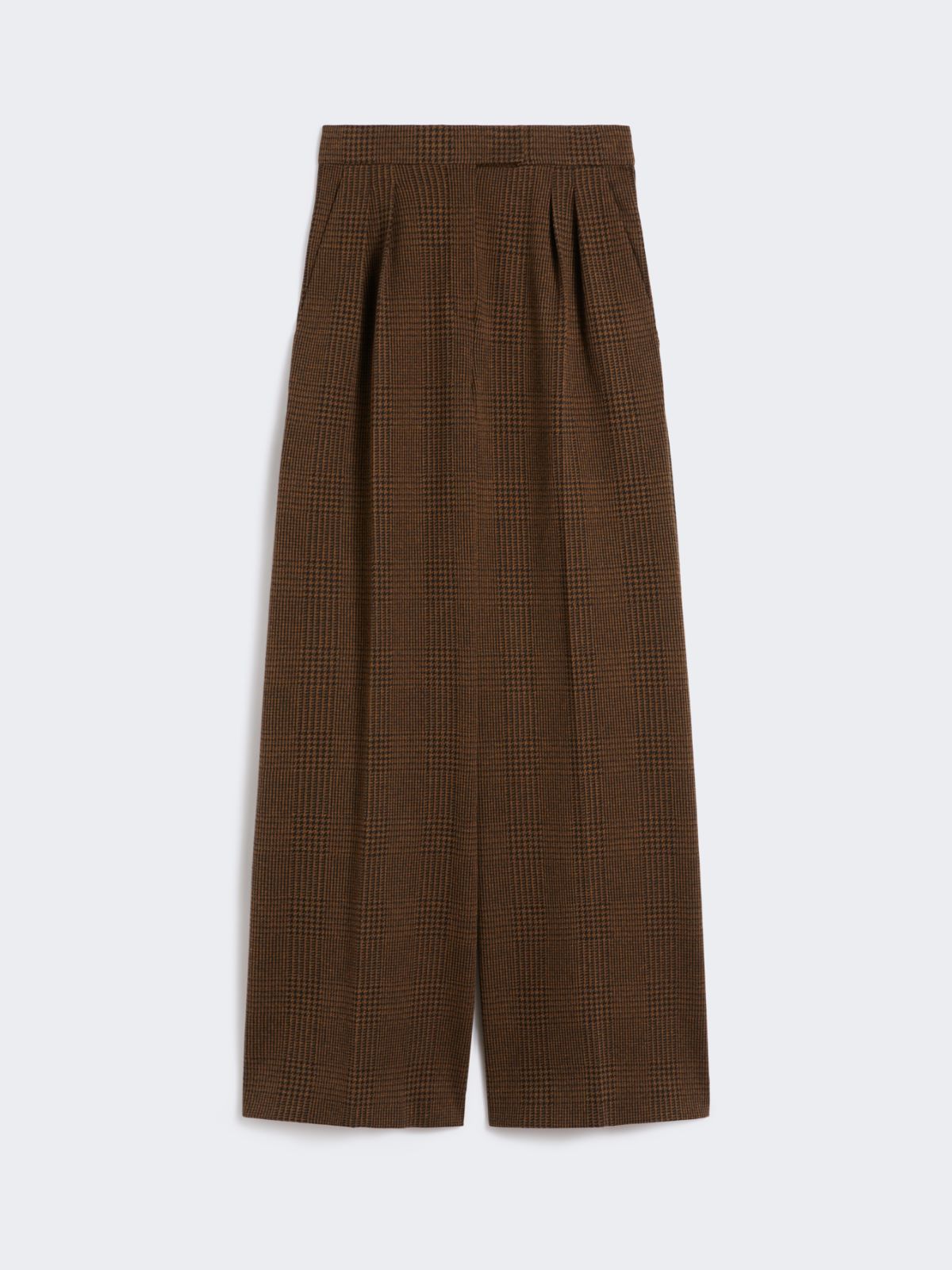 Hose aus Wolljersey und Baumwolle mit Muster - SCHOKOLADE - Max Mara - 9