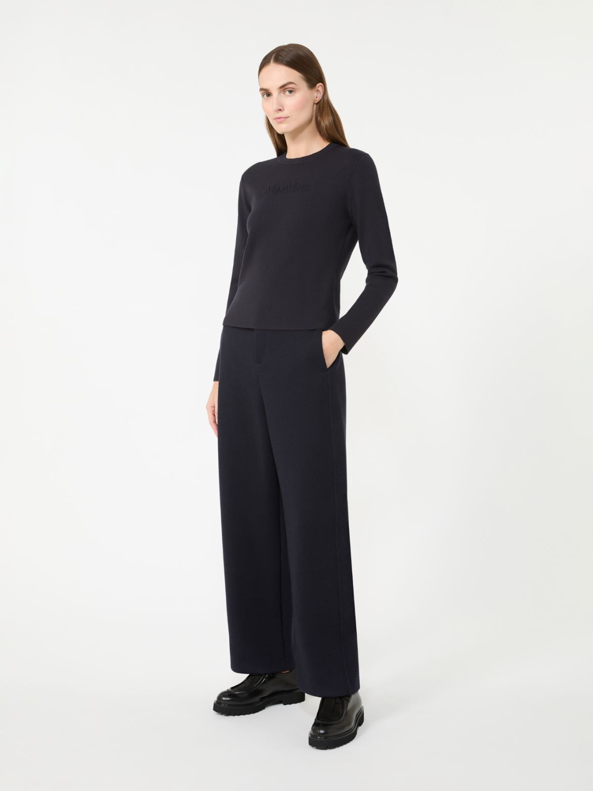 에브리엔 울 팬츠 - ULTRAMARINE - Max Mara - 5