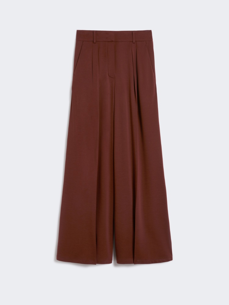 Hose aus Wolljersey - KIRSCHE - Max Mara