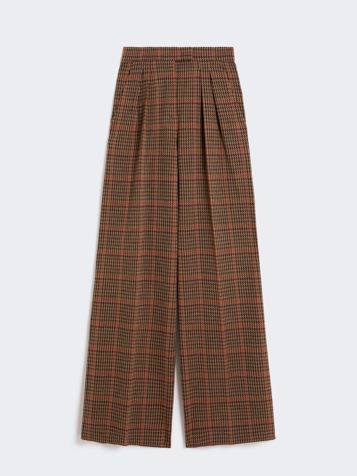 Prince of Wales jersey trousers - MULTICOLOUR - Max Mara - 8