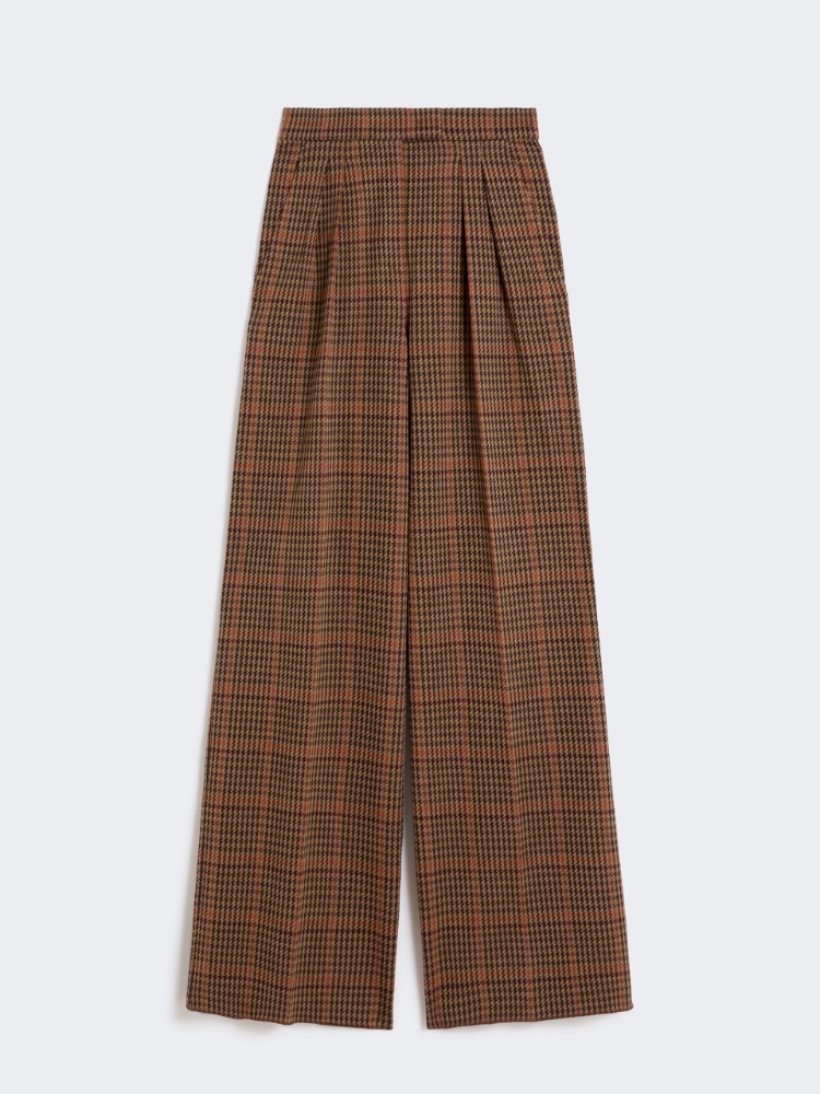 Prince of Wales jersey trousers - MULTICOLOUR - Max Mara