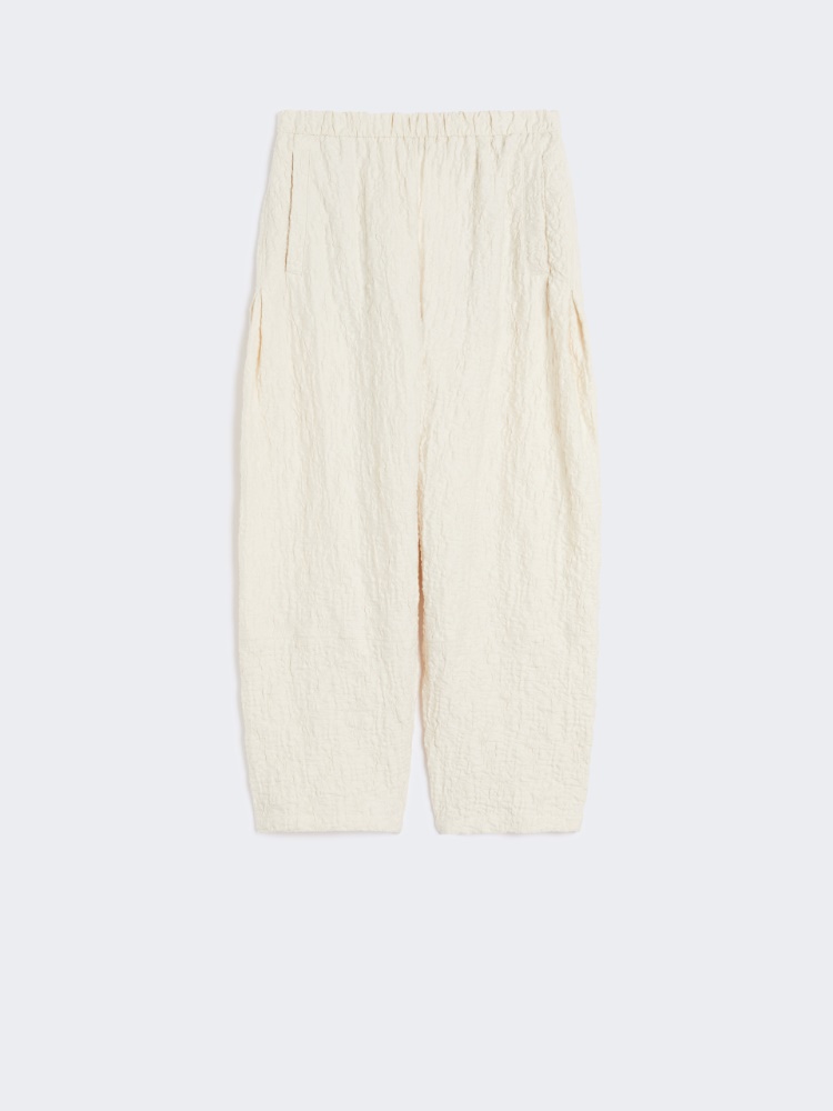 칼라모 코튼 팬츠 - IVORY - Max Mara