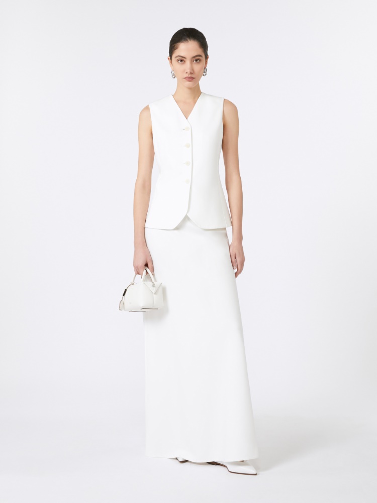 Chaleco de punto compacto - BLANCO - Max Mara