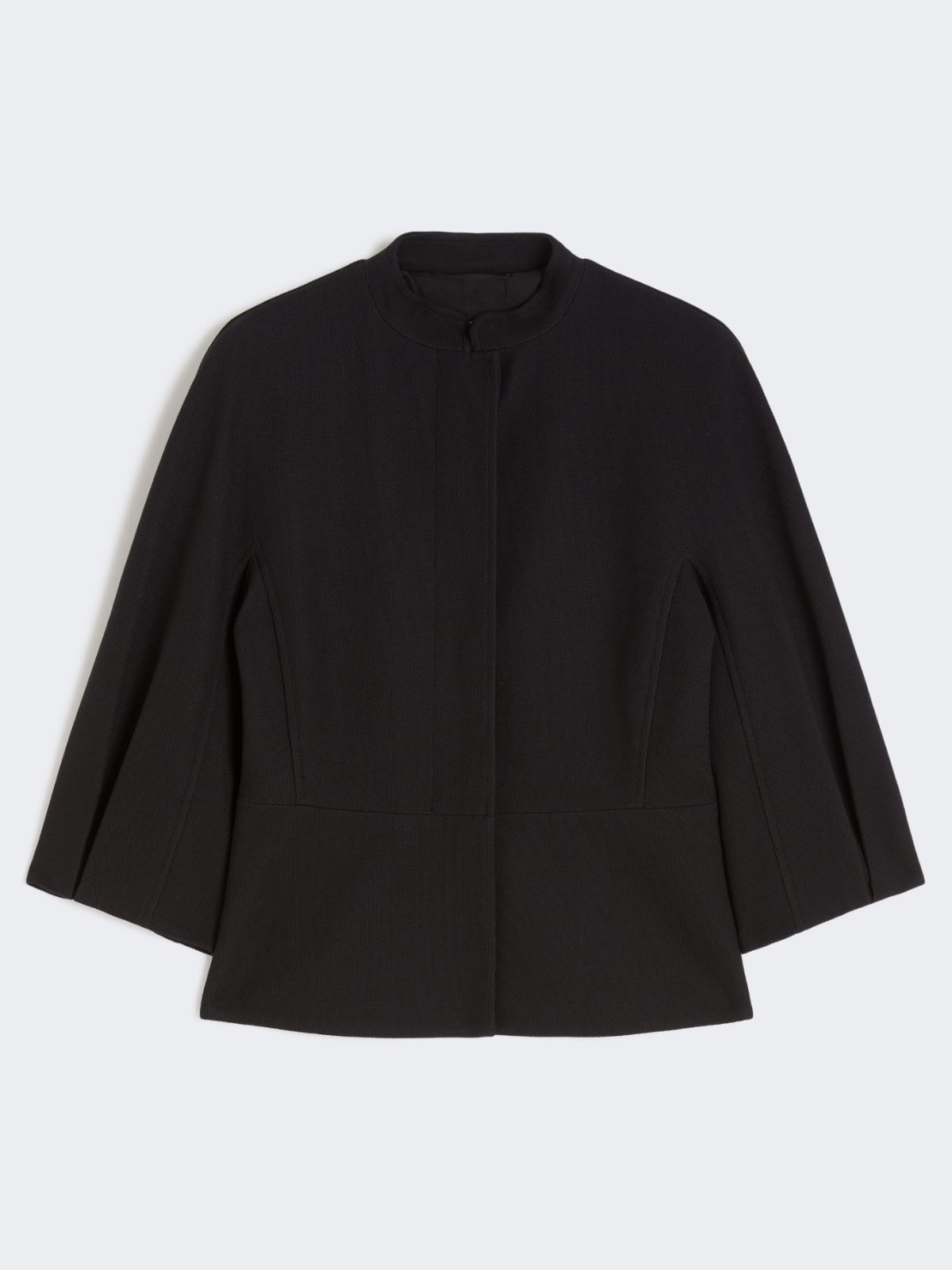 Jersey piqué jacket - BLACK - Max Mara - 9