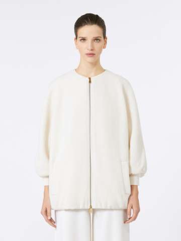 ジャケット MAX MARA WOOL AND CASHMERE KNIT JACKET Cashmere wool jacket | Max Mara