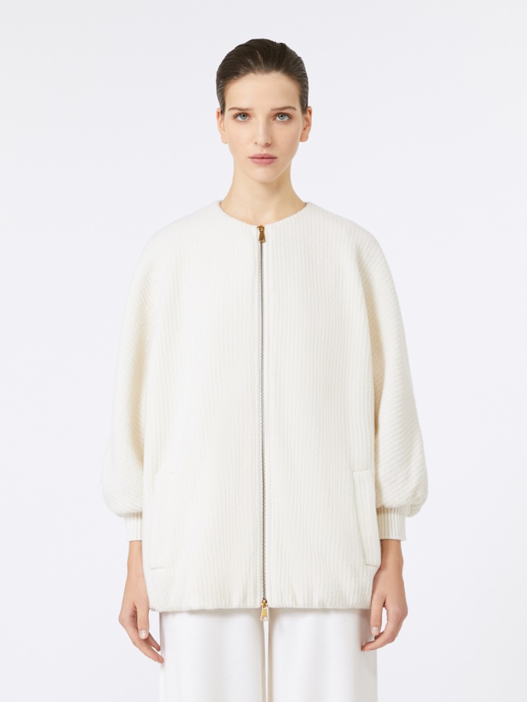 ★Max Mara★ウールとカシミアのデコンストラクトジャケット Max Mara - マックスマーラ テーラードジャケット シングル 1B