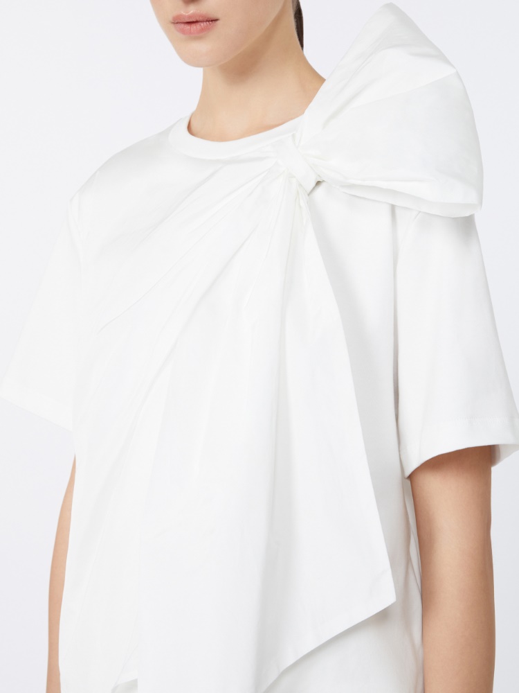 MAXMARA シルクジャージートップス WALTZ ジェンザーナ] ストレッチ ビスコース ジャージー ジャンプ