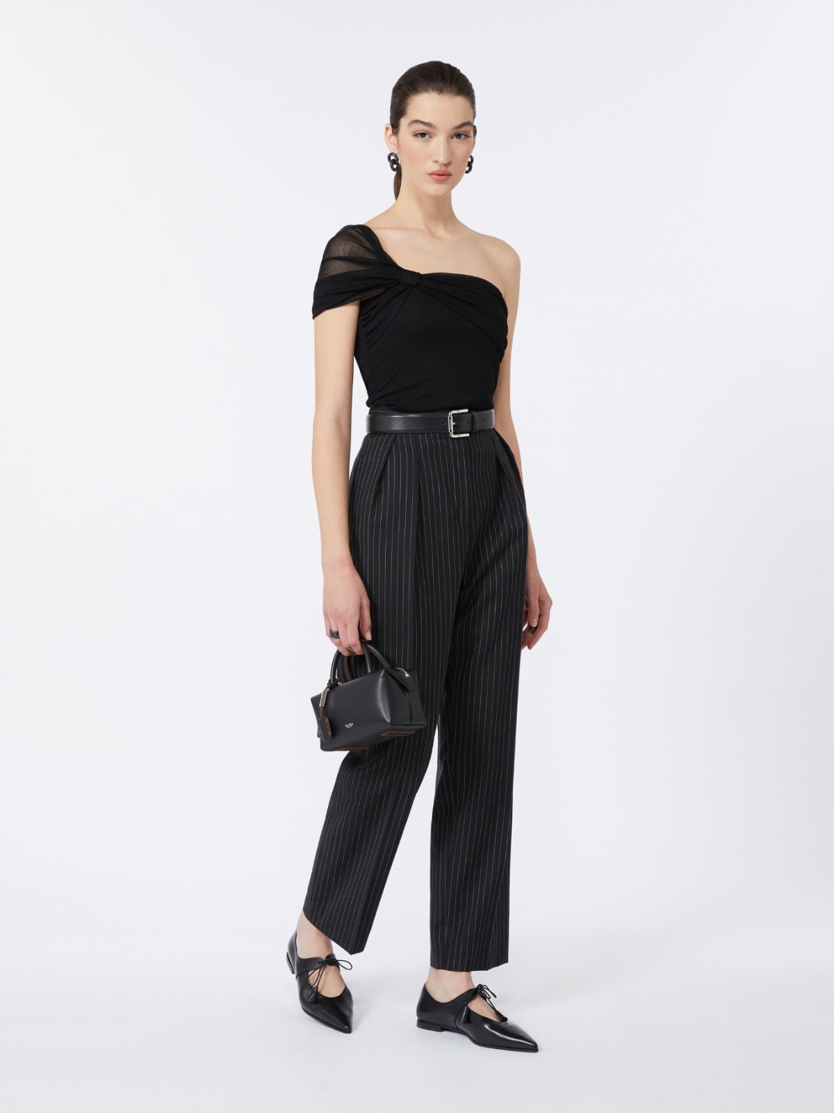 Haut en maille de viscose - NOIR - Max Mara