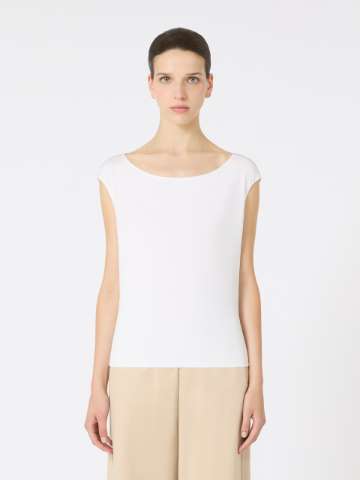 Tシャツ・カットソー MAX MARA SILK TANK TOP Silk t shirt | Max Mara