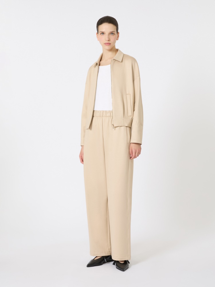 Silk jersey top - WHITE - Max Mara