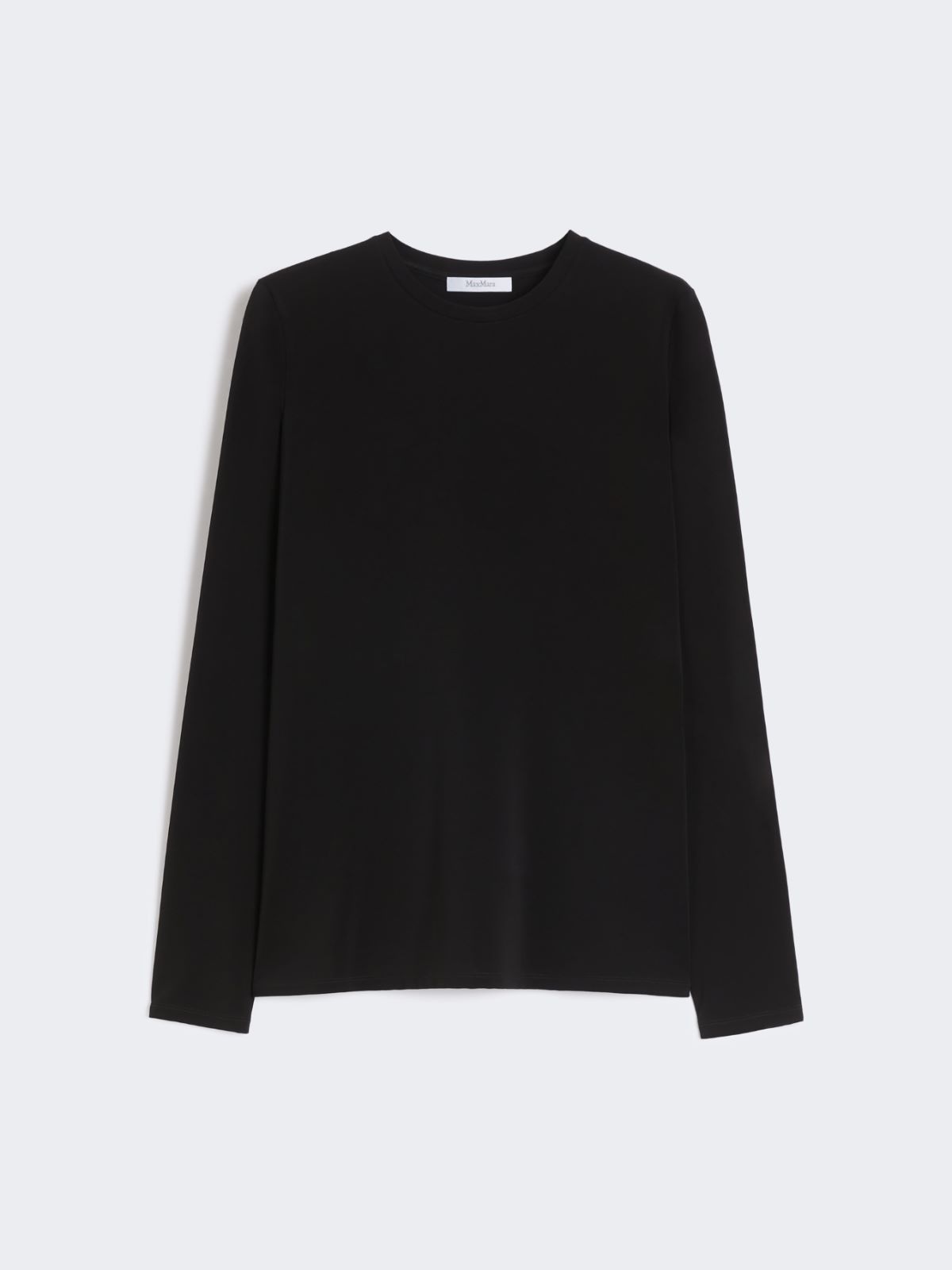Viscose mesh T-shirt - BLACK - Max Mara - 8