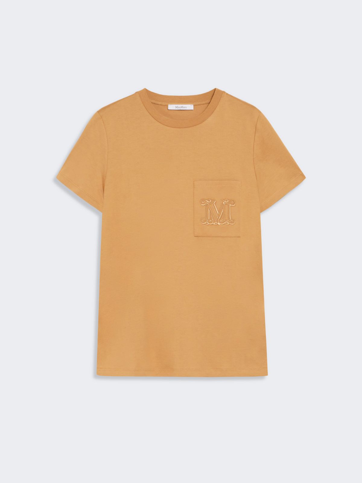 Cotton jersey T-shirt - CAMEL - Max Mara - 9