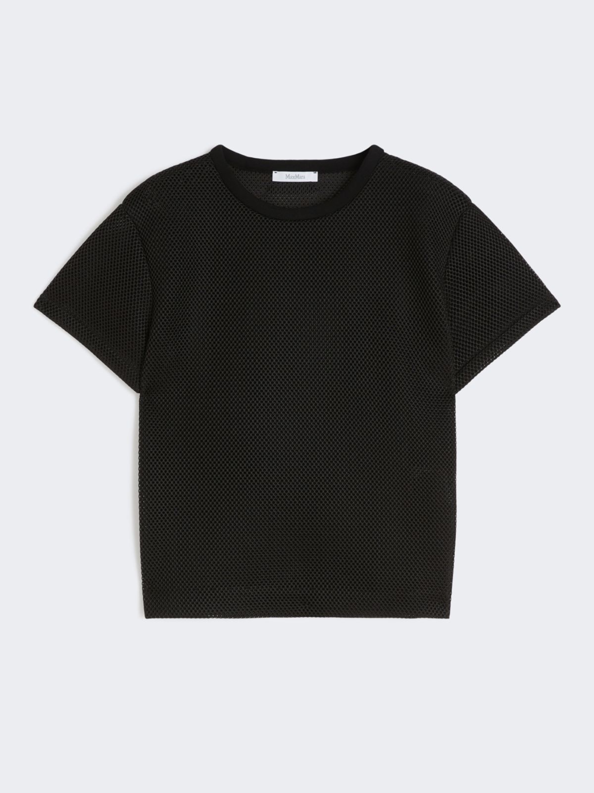 Technical-mesh T-shirt - BLACK - Max Mara - 9