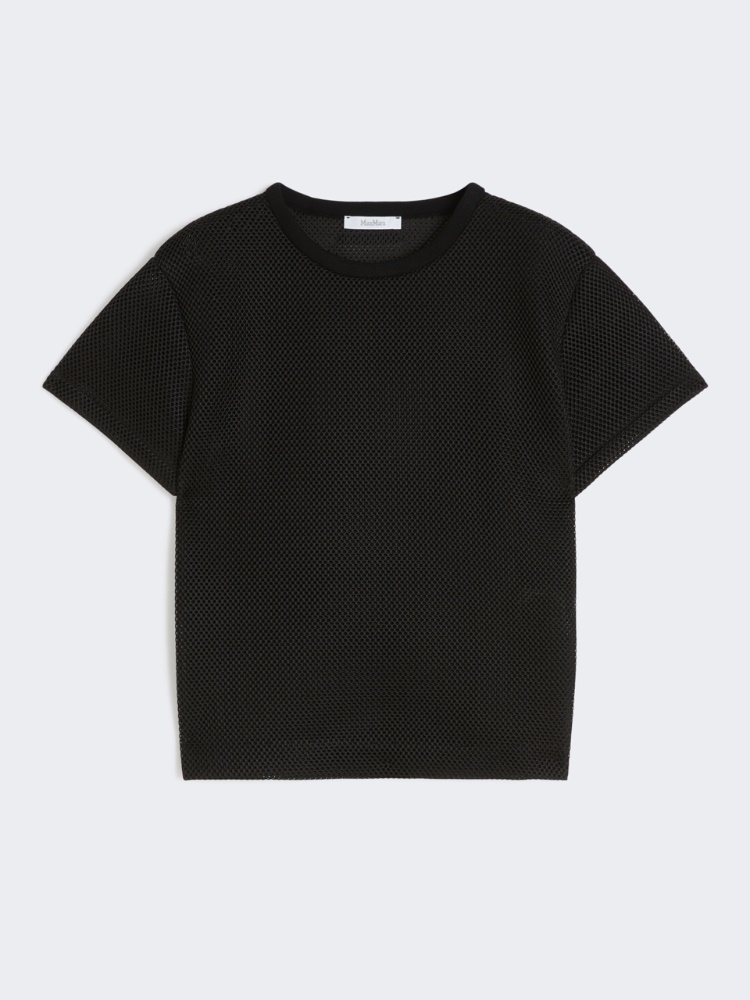 Technical-mesh T-shirt - BLACK - Max Mara