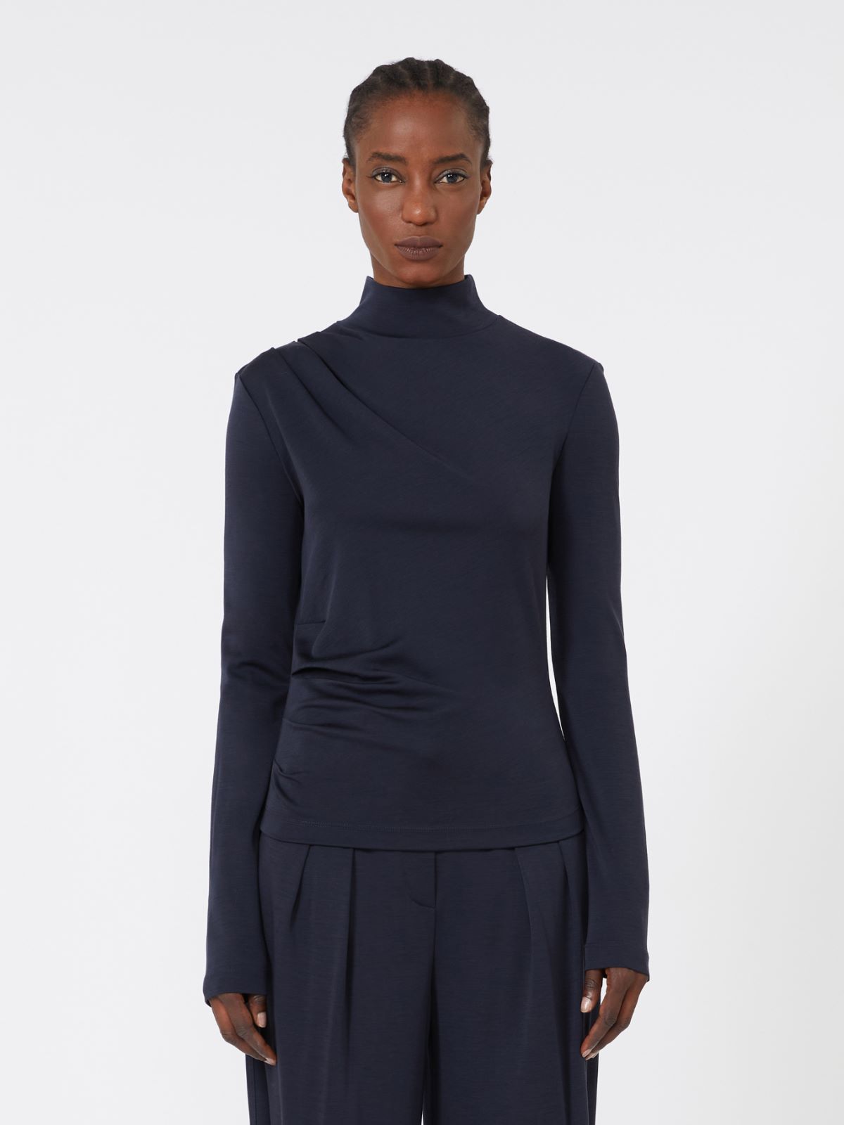 Wool jersey top - ULTRAMARINE - Max Mara - 2