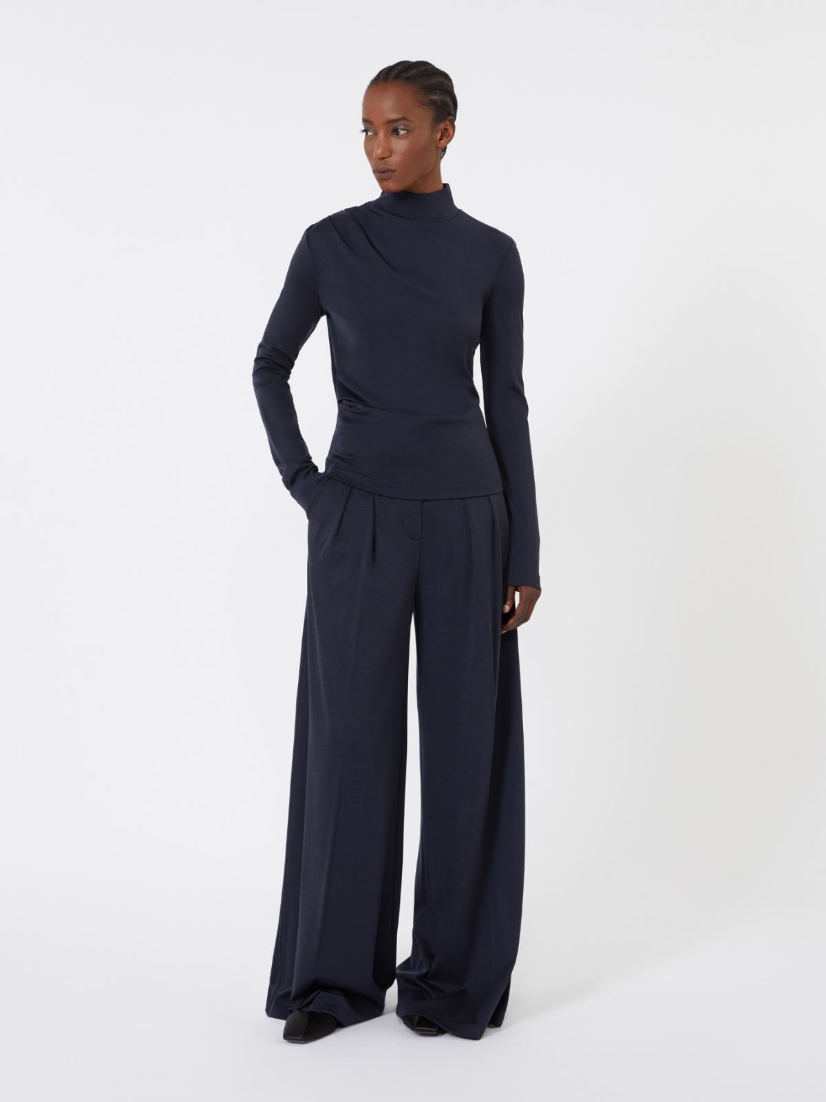 Wool jersey top - ULTRAMARINE - Max Mara