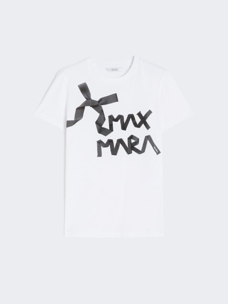 칼초 코튼 티셔츠 - WHITE - Max Mara