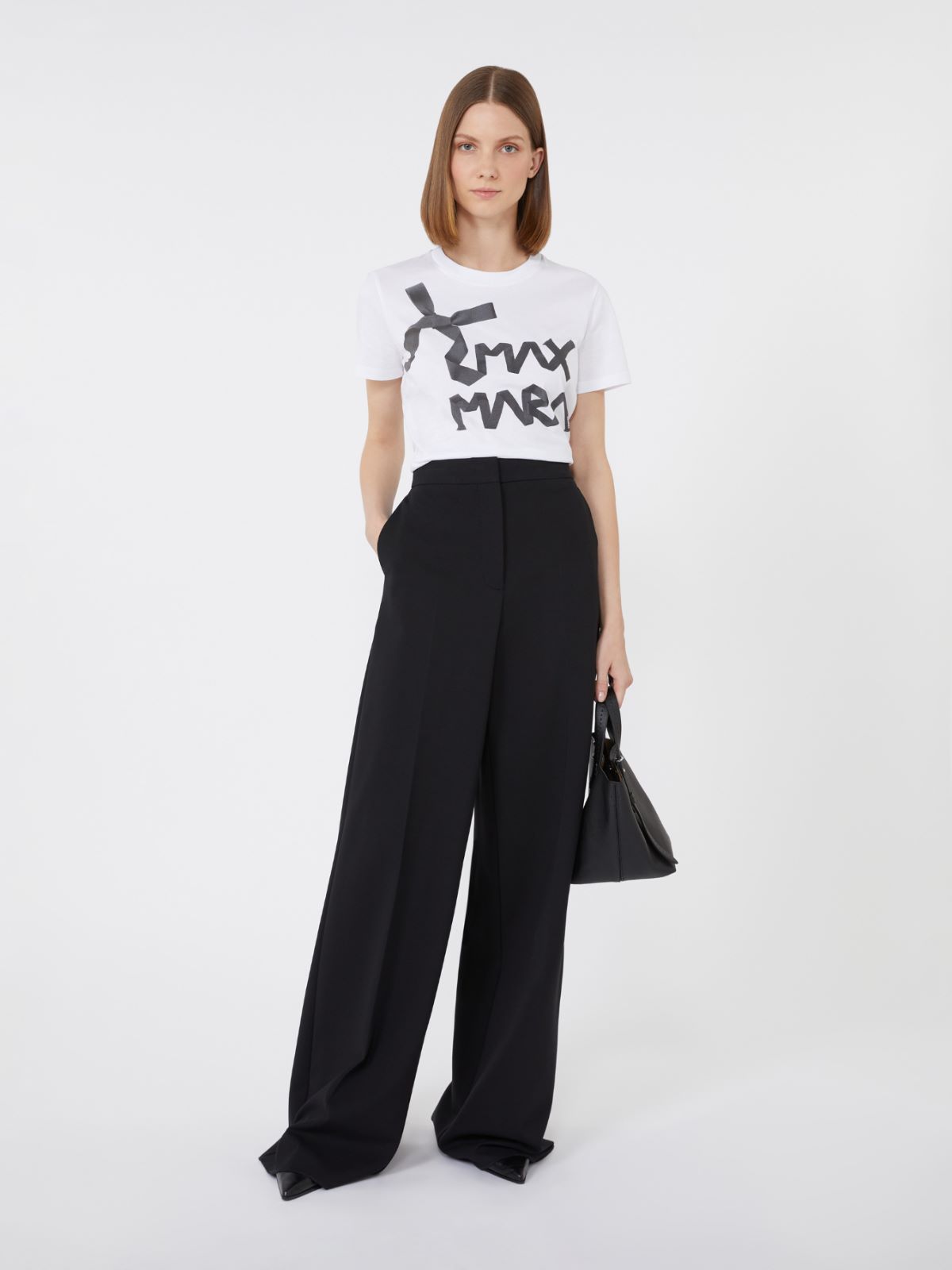 칼초 코튼 티셔츠 - WHITE - Max Mara - 4