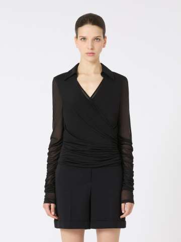 Jersey tops viscose black | Max Mara