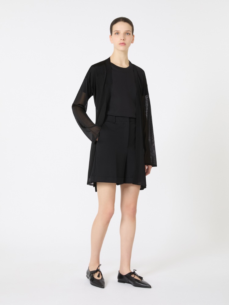 Cotton T-shirt - BLACK - Max Mara