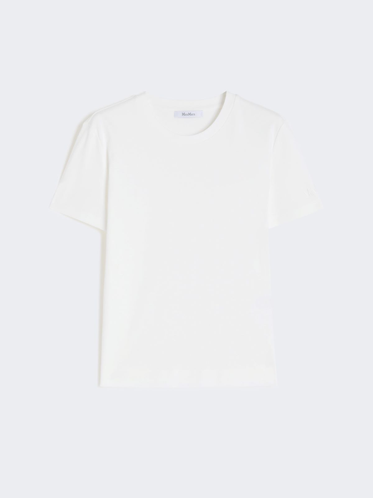 Cotton T-shirt - WHITE - Max Mara - 9