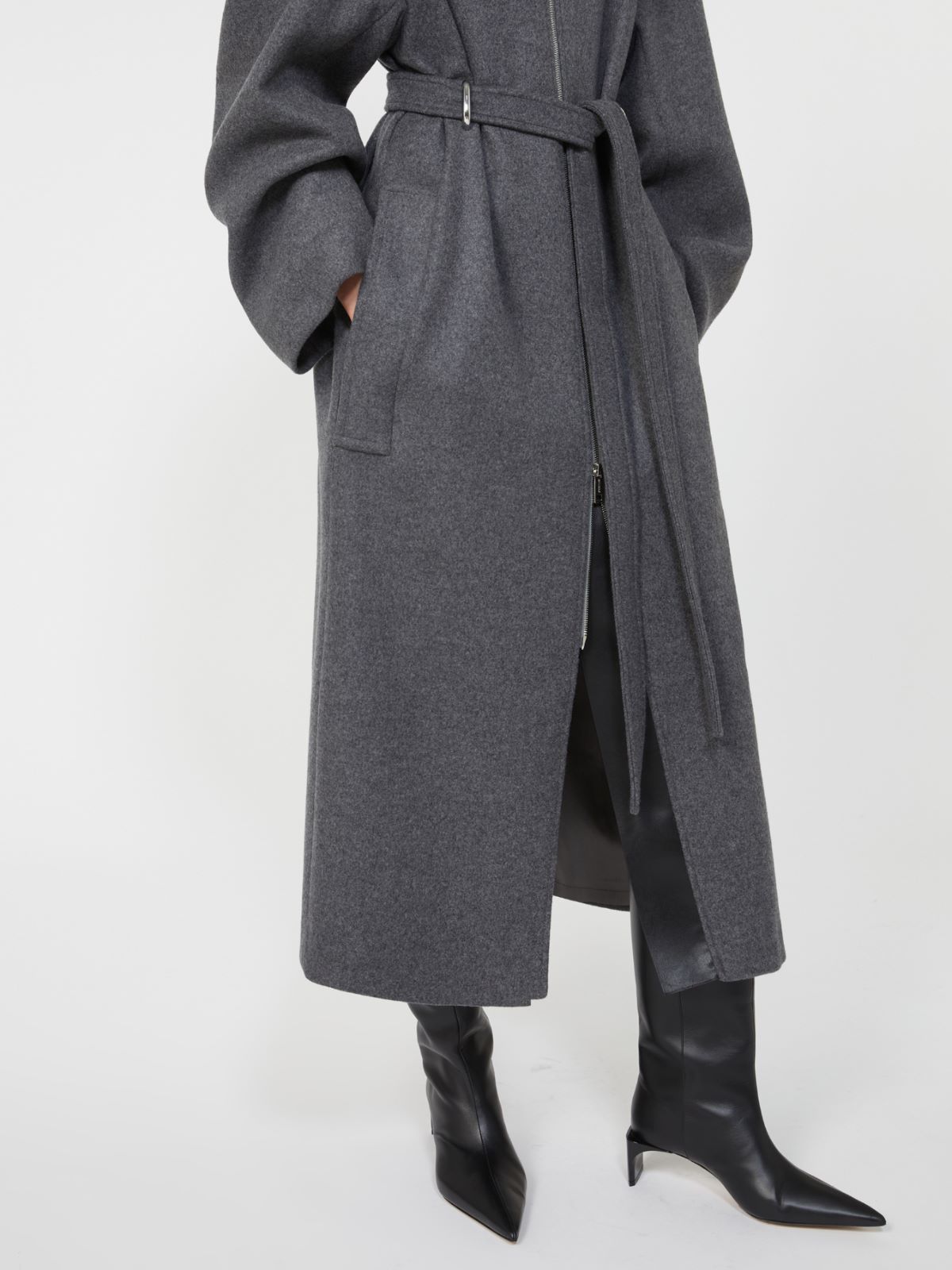 Wool coat - DARK GREY - Max Mara - 10