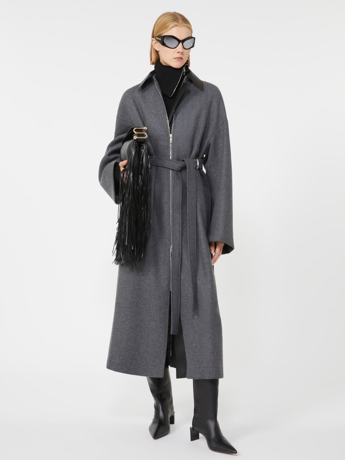 Wool coat - DARK GREY - Max Mara