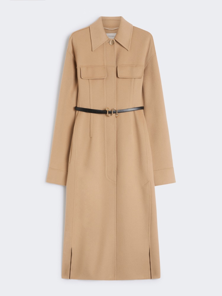 Slim-fit wool coat - CAMEL - Max Mara