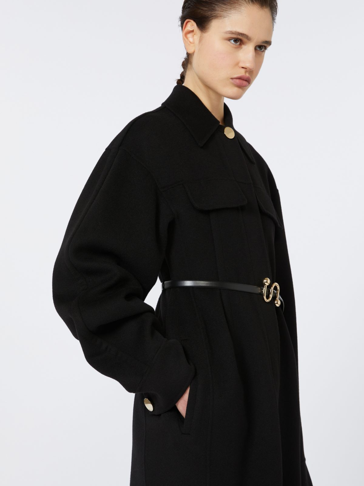 Manteau ajusté - NOIR - Max Mara - 5