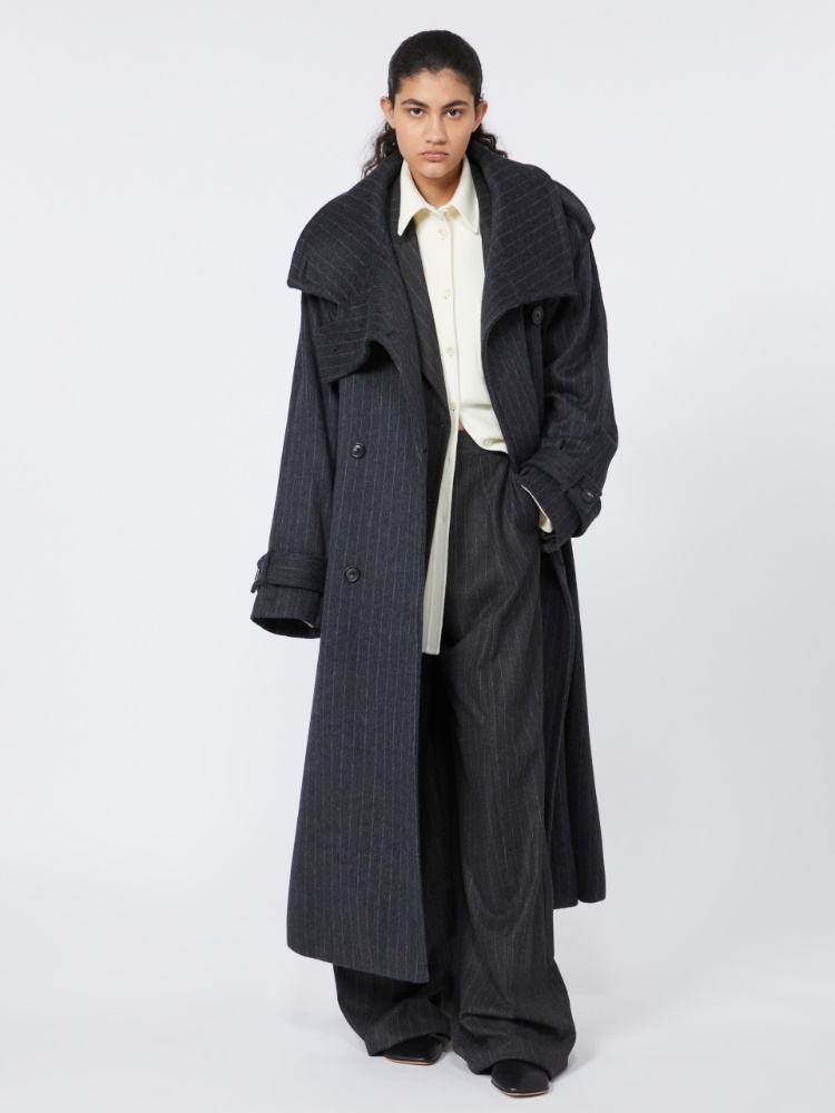 아롤드 버진울 코트 - DARK GREY - Max Mara