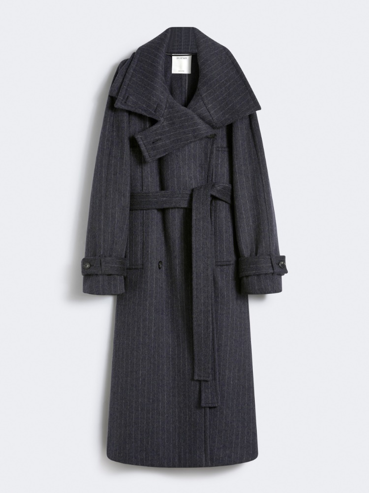 아롤드 버진울 코트 - DARK GREY - Max Mara