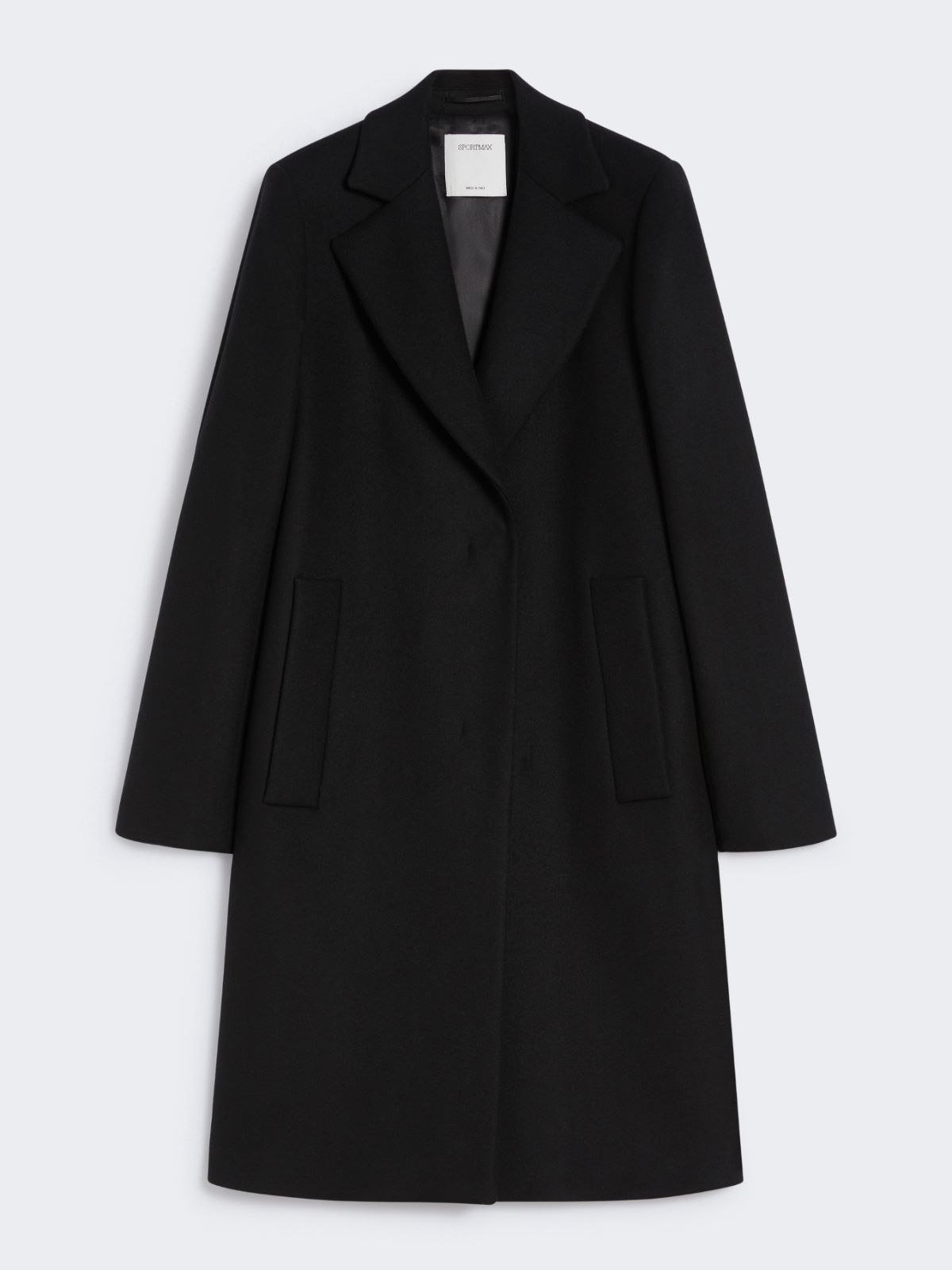 Double-sided fabric coat - BLACK - Max Mara - 9