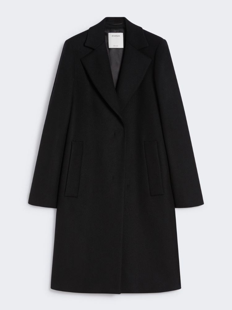 Double-sided fabric coat - BLACK - Max Mara
