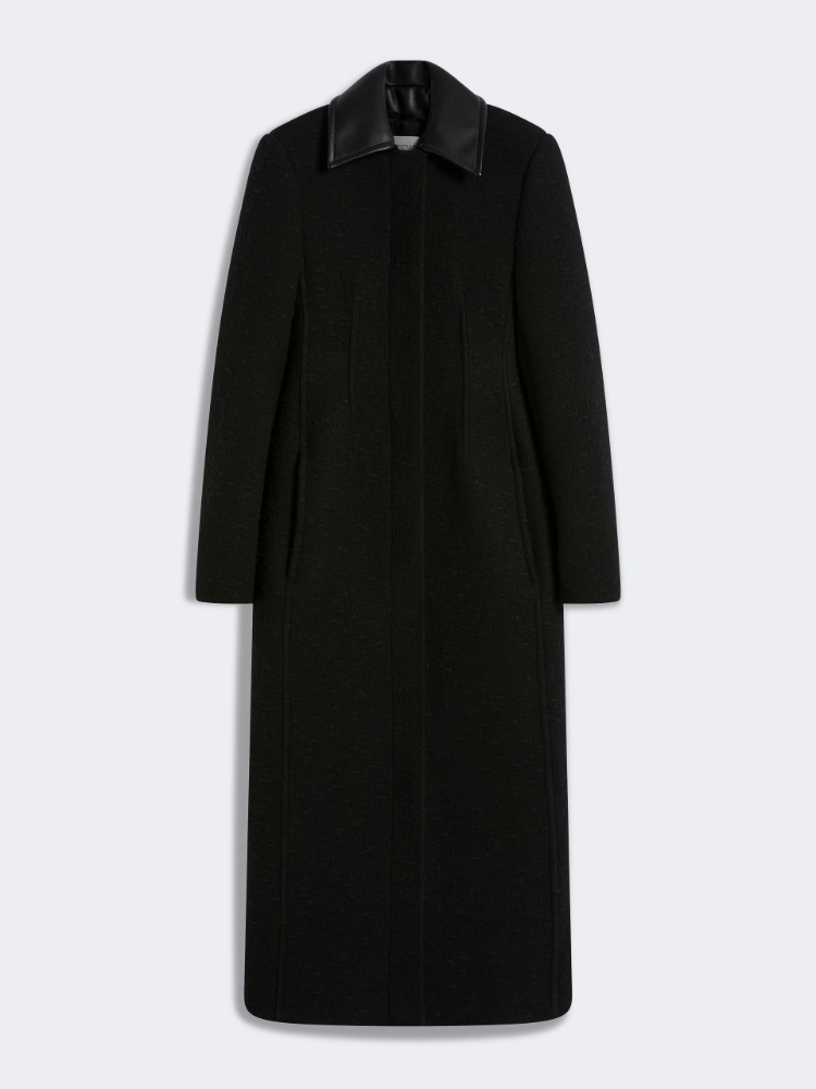 Fitted wool coat - RUNWAY - BLACK - Max Mara