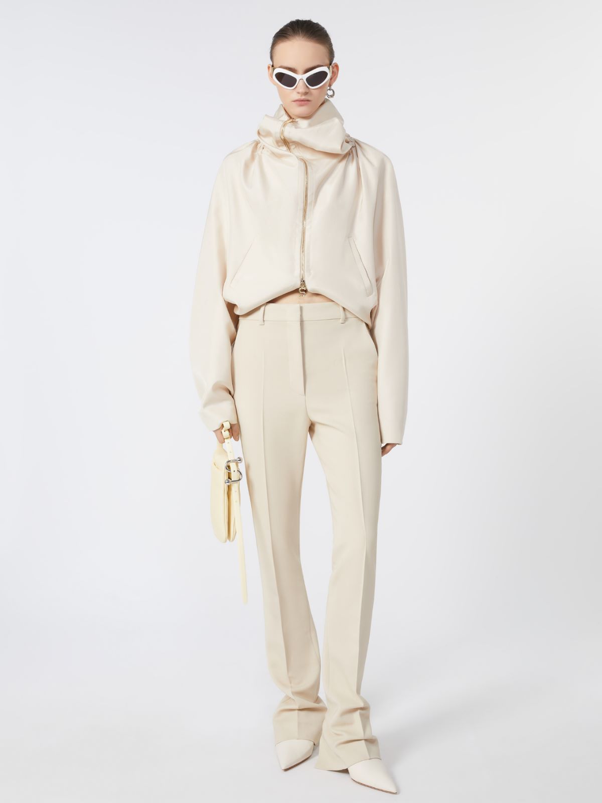 Silk kimono jacket - BEIGE - Max Mara