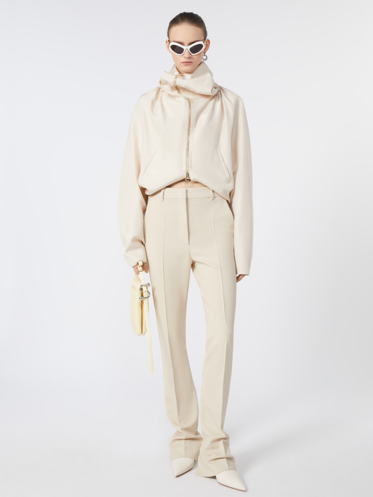 키붓츠 실크 자켓 - BEIGE - Max Mara